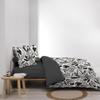 Housse de couette - Lavinya - 220 x 240 cm - 2 taies - Gris - Oeko-Tex®