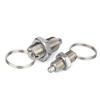 Factory Outlet M8/10/12/16/20mm Stainless Steel/ Carbon Steel Retractable Index Plungers Pull Ring Locating Pins With Lock Nuts