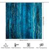 Bold Blue Textured Shower Curtain Luxurious Home Bath Decor For Modern Kitchens Bedrooms Waterproof Fabric With Metal Hook Rings