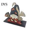 Decorative Tissue Storage for Countertop Thanksgiving Solid Wood Napkin Holder, Fall Harvest Gnome Scarecrow Turkey Table Decor Dispenser, Waterproof
