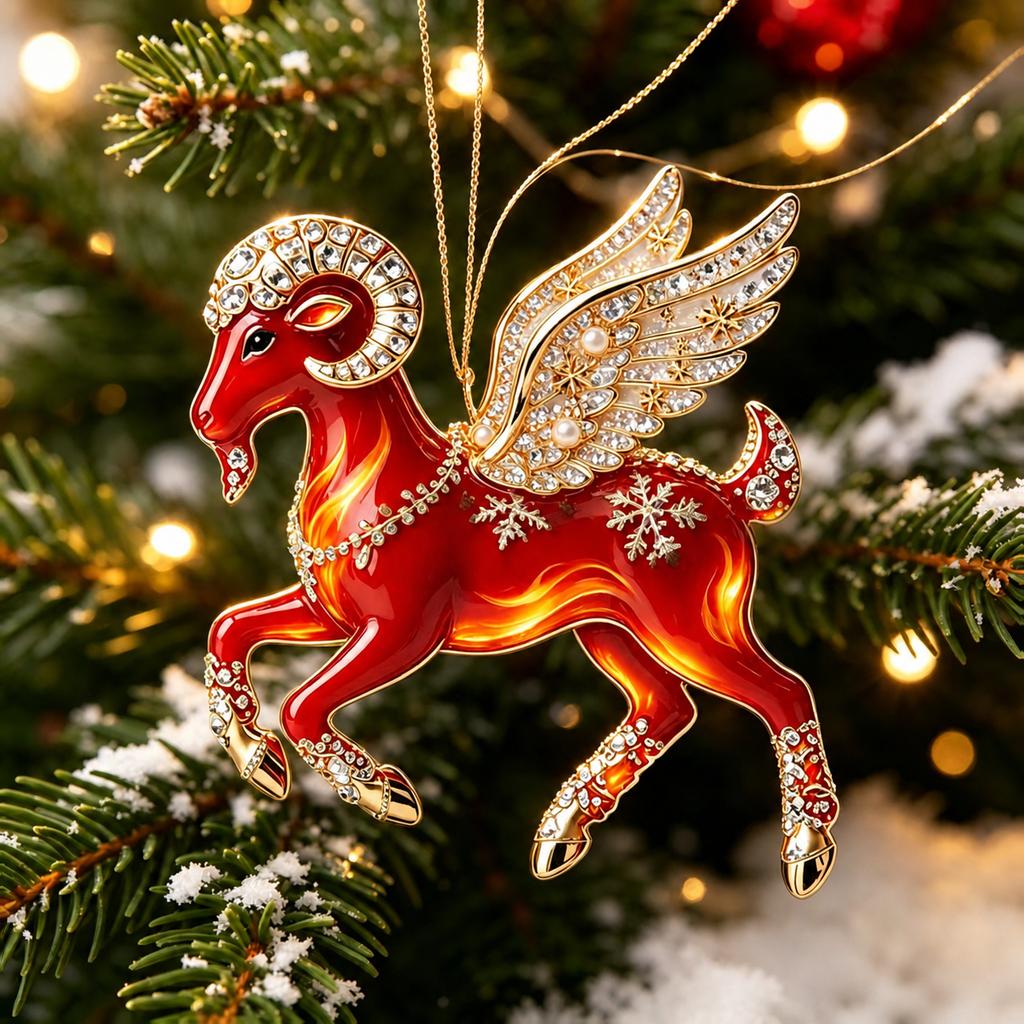 2D Acrylic Christmas Reindeer Hanging Ornament Fashion Ornament for Car Backpack Holiday Decoration For Holiday Home