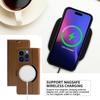 For iPhone 15 Pro Case Compatible with MagSafe Wallet Stand Leather Flip Phone Cover