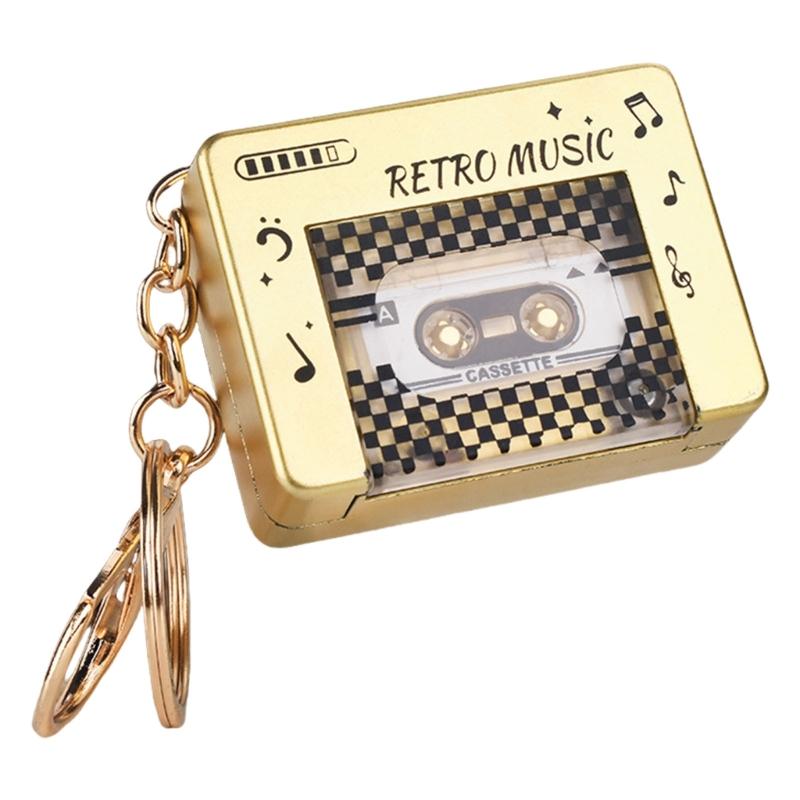Nostalgic Radio Shaped Keychain Craft from Sturdy Acrylic Materials for Retro Enthusiasts and Creative Gift Seekers