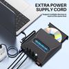 External CD DVD Burner CD ROM Burner CD/DVD+/-RW Drive SD Card Reader Optical Drive DVD Player Hub for Laptop Desktop
