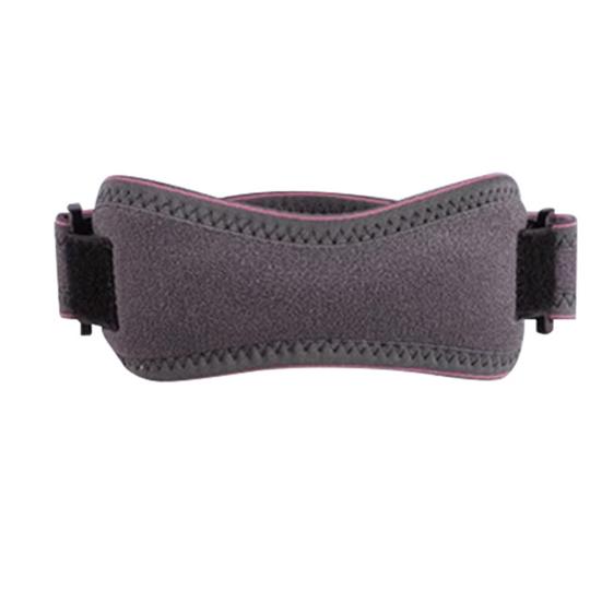 Patellar Tendon Support Strap with Silicone Pad, Cycling Running Fitness Sports Knee Brace, Adjustable Pain Relief Knee Stabilizer Strap for Men