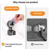 Suction Cup Shower Head Holder Adjustable Sprayer Fixed Base  Bathroom Accessories