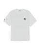 Emelbi Basic Simple Street Logo Oversized Short Sleeve T-Shirt Ny (White)