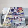 Pete The Cat Merch Blankets Super Soft Fleece Throw Blanket Relax Rug Piece