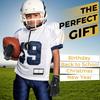 HANDLANDY Kids football gloves, new material high viscosity, comfortable, soft and durable, pure black American football gloves