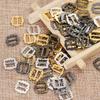 20Pcs 3.5/7mm Mini Tri-glide Buckle Ultra-small Metal Belt Buckle for Doll Bags Shoes Craft Buttons DIY Doll Clothes Accessories
