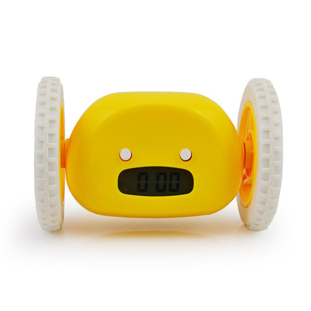 Runaway Alarm Clock - Fun Escape Clock with Wheels for Kids & Students, Snooze Feature