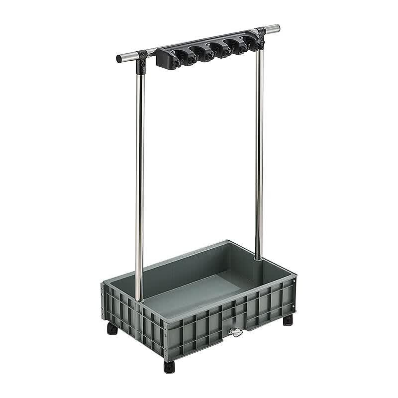 Jin Yi Jie Mobile 5-Mop 6-Hook Storage Rack