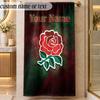 Beach TowelEngland Rugby Custom Name Text Personalized Soft Towel for Beach Pool Indoor Home Decor Gift