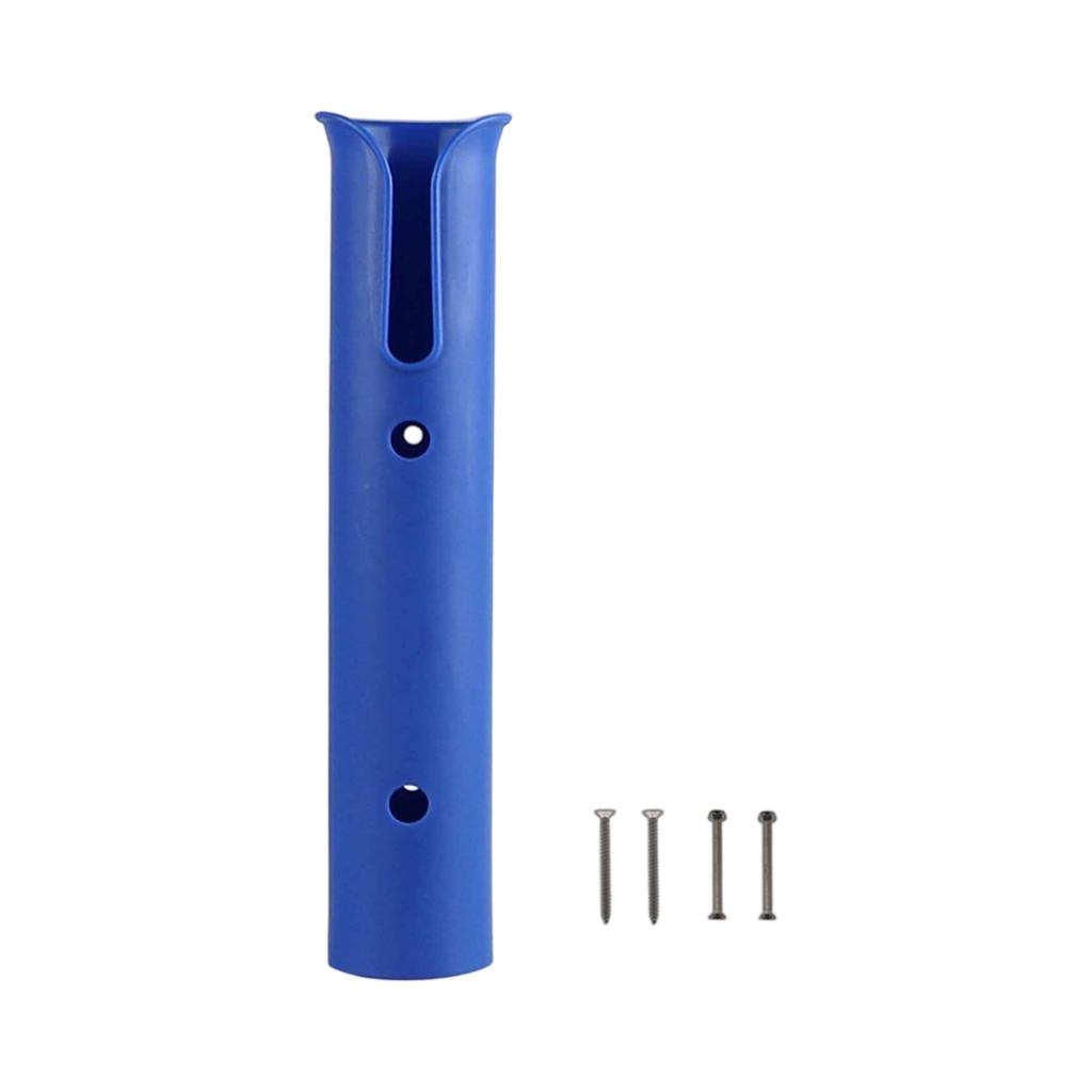 Fish Tackle Side Mount Fishing Rod Rack Portable Lightweight Fishing Pole Holders with Screw  Pole Tube Bracket Yacht