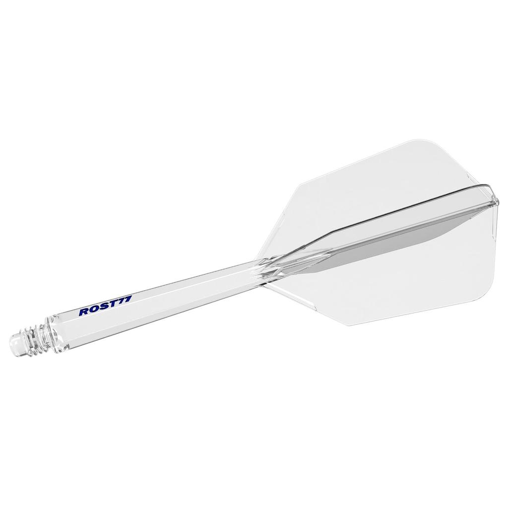 CUESOUL Integrated Flights ROST Slim 3 Pcs Set Transparent Clear blue Logo Size L CS-77-SC11T3-L
