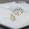 European and American exquisite antlers, love stud earrings, zircon-inlaid cute lady jewelry, Christmas holiday models