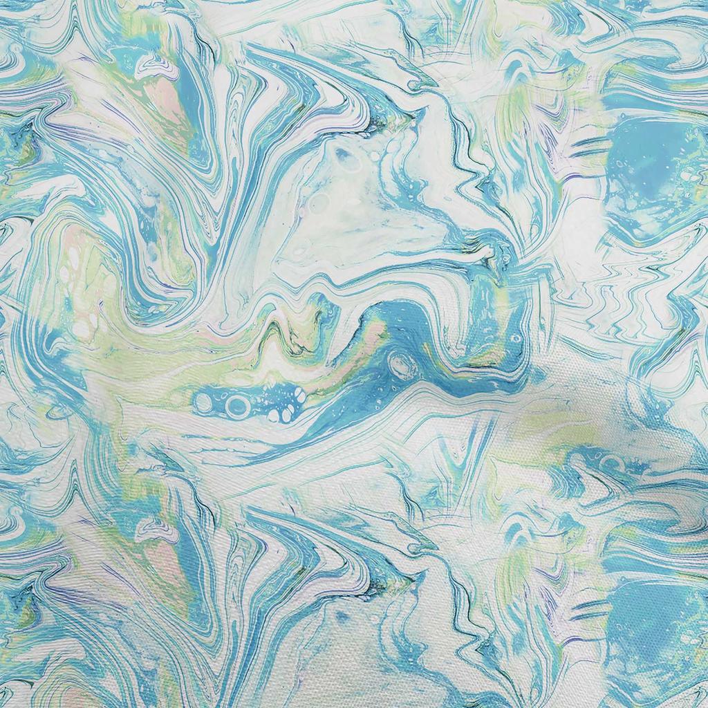 oneOone Cotton Flex Light Green Fabric Fluid Ink Craft Projects Decor Fabric Printed By The Yard 40 Inch