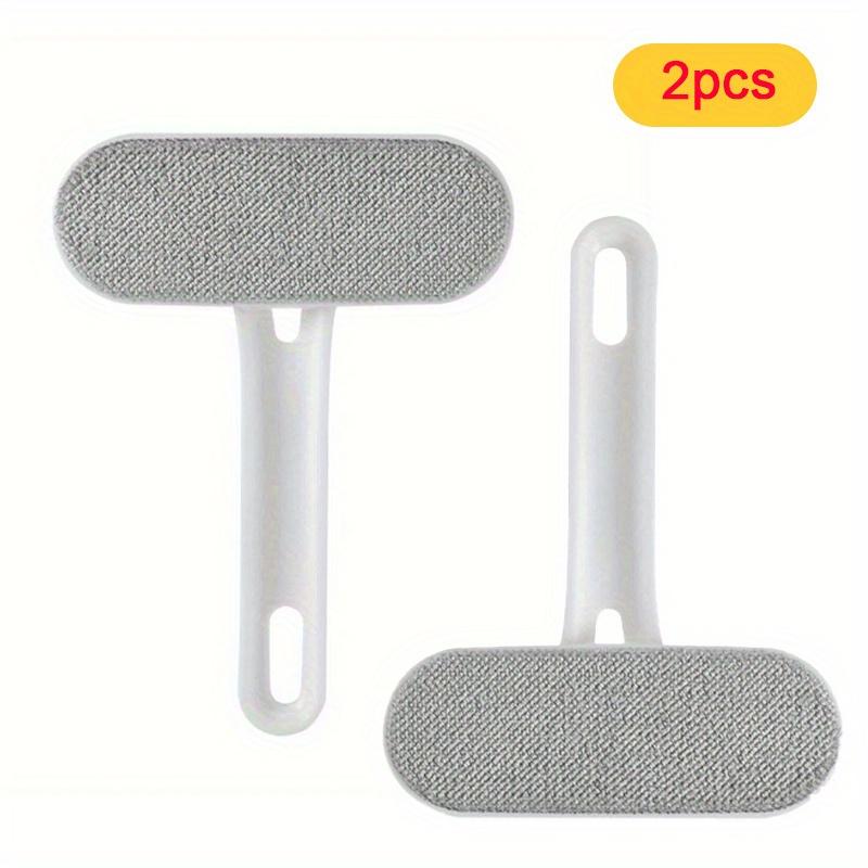 2pcs Double sided brush for sucking sheep plush coat clothes, removing balls, scraping and sticking cat hair, grooming brush