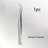 Stainless Steel Precision Pointed Tweezers, Beauty Makeup Eyebrow Pliers, Hair Removal , Accurate Pimple/Blackhead Extraction