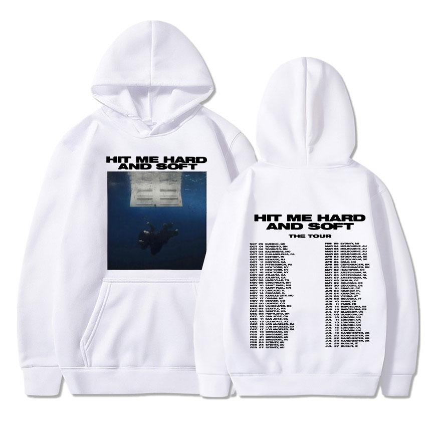 Hit Me Hard And Soft Tour Mikiny Podzim Zima Muži Ženy Mikiny s dlouhým rukávem Harajuku Pohodlné Pulovry