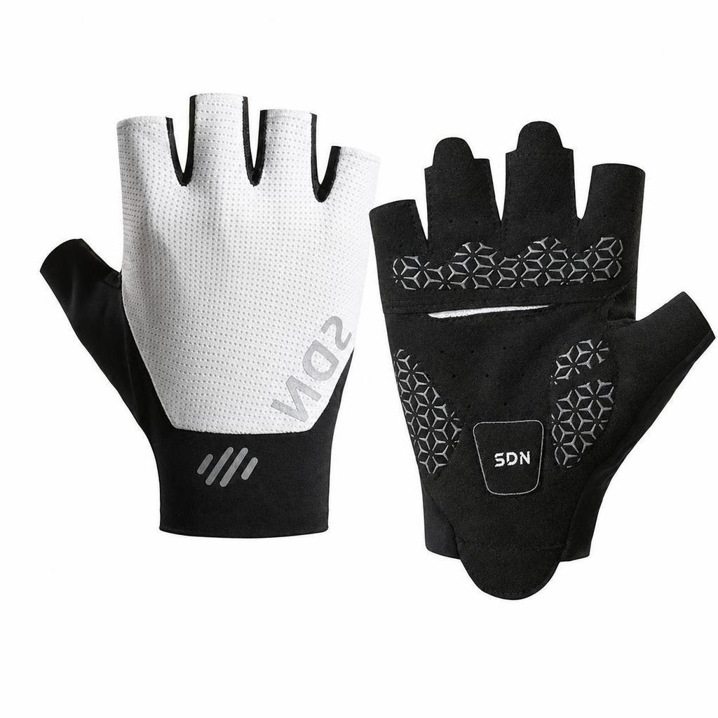 Men's Full Finger Cycling Gloves Breathable NonSlip Outdoor Sports Mountain Climbing M Half