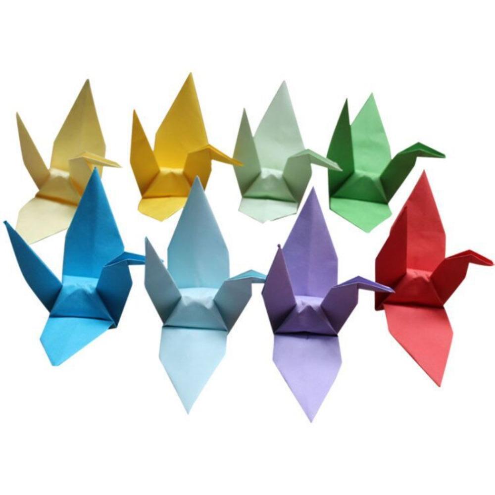 

Multiple Colors Thousand Paper Cranes Origami Origami Finished Product Background Decoration