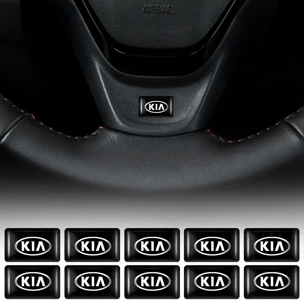 10/20/50pc Car Interior Dashboard Steering Wheel Decoration Sticker For KIA Rio Ceed Sportage Cerato Soul Picanto Optima Sorento