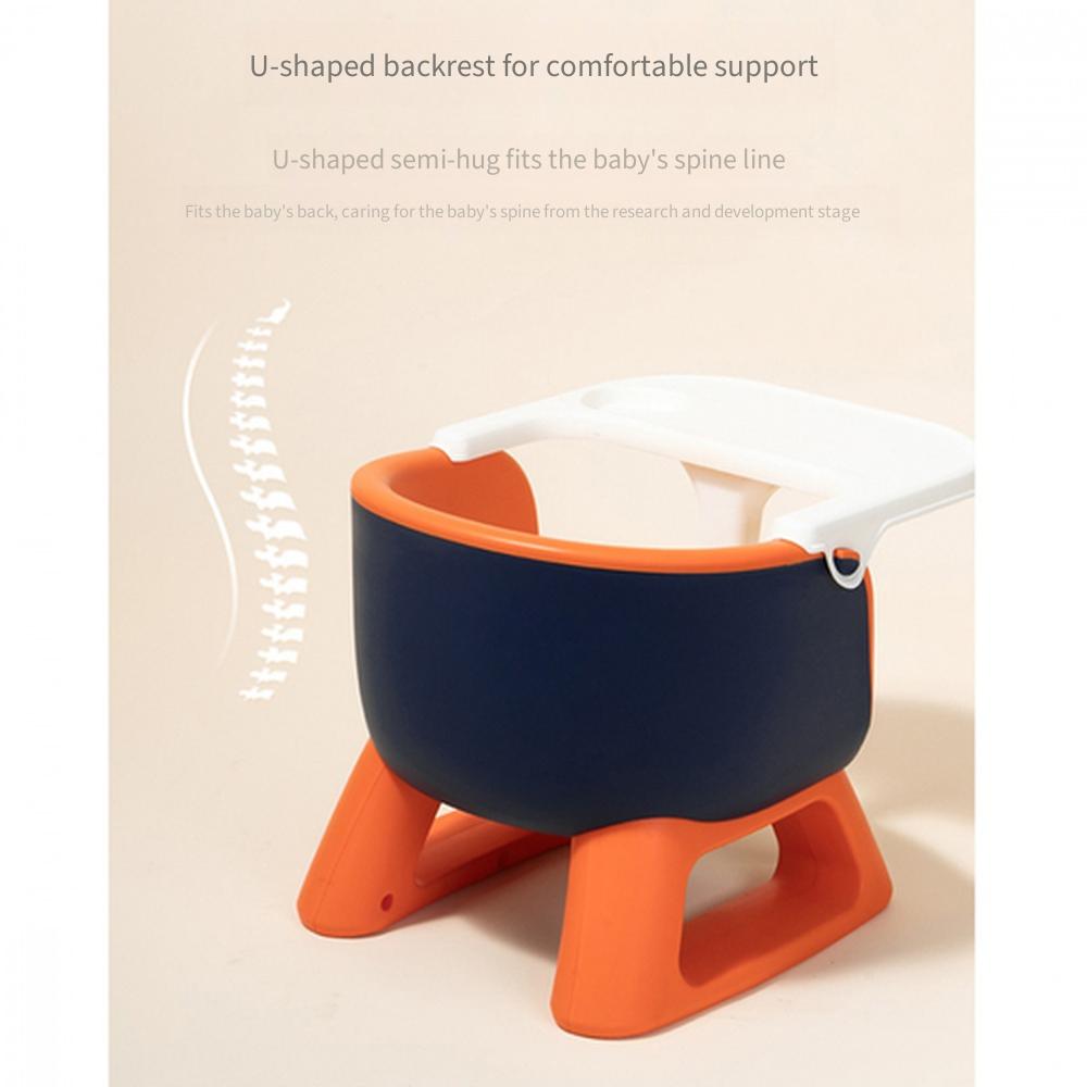 Sedia da pranzo per bambini Rikang, Sgabello cigolante per bambini piccoli con schienale, Sgabello basso da pranzo per bambini, Seduta per l'apprendimento a casa per neonati