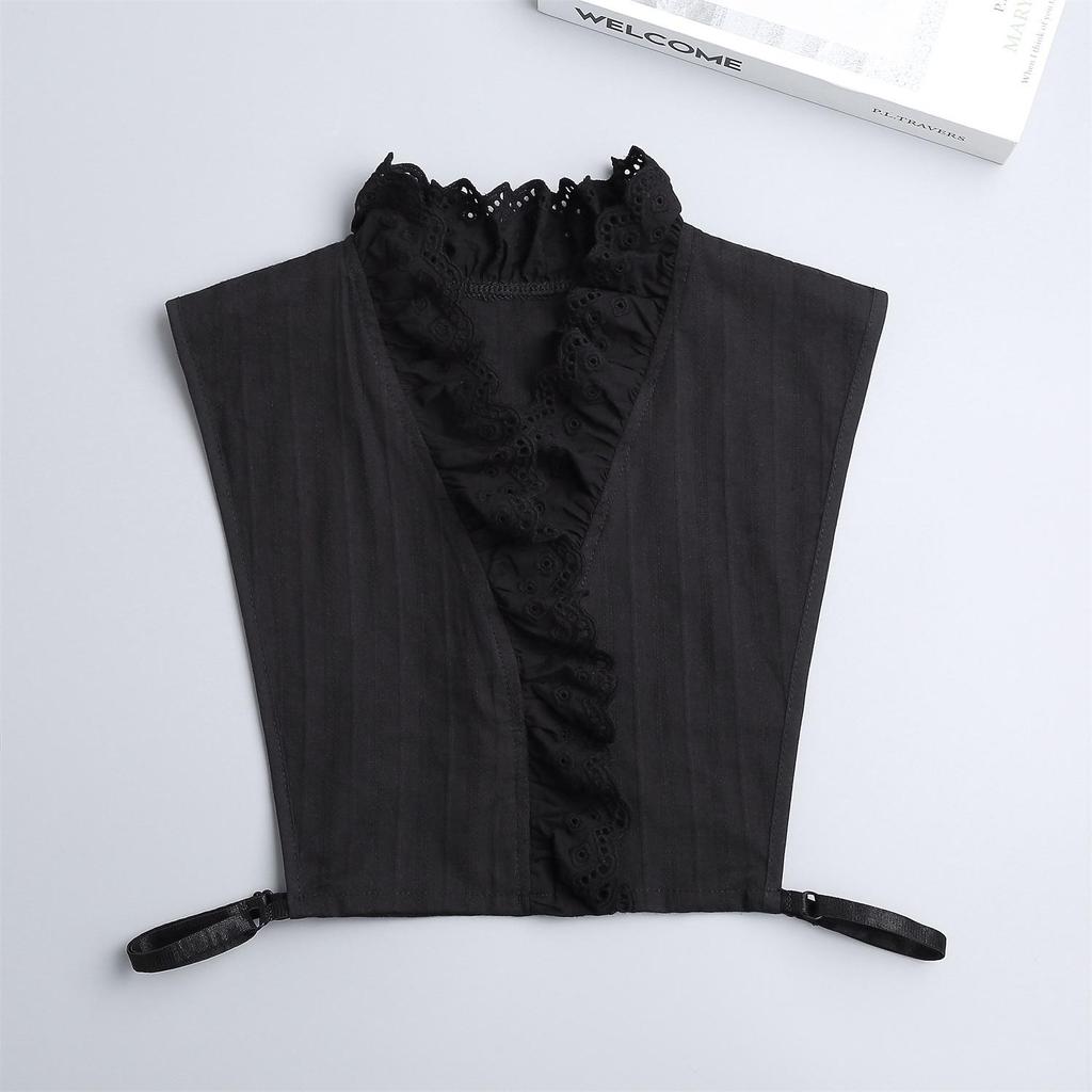 2023 Women's Faux Ruffle Collar Sweater Base Layer Innerwear