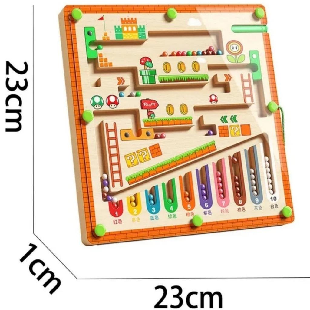 Magnetic Maze Ball Toy Montessori Early Education Puzzle Children's Attention Logical Thinking 3-4 Years Old Children