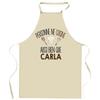 Planetee Tablier Personne ne cuisine aussi bien que CARLA | Cadeau original Prénom pour Cuisinière | Vêtement Blouse protection