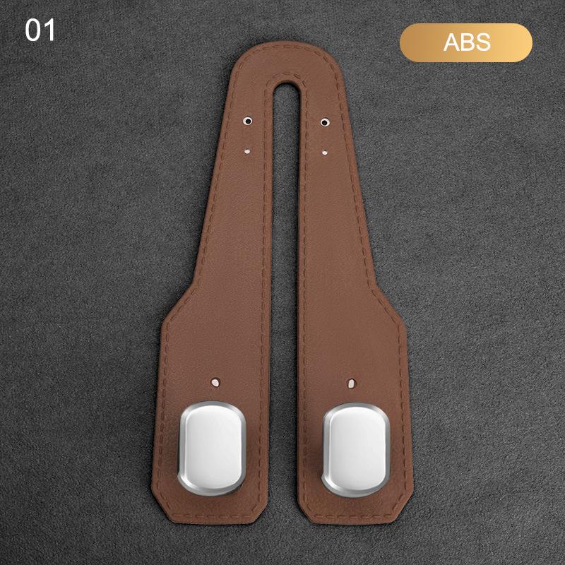 2 i 1 Bil Nakkestøtte Krok Premium Semsket Baksete Hengende Dobbel Krok 15 kg Stor Bærende Legeringskrok Henger Universell