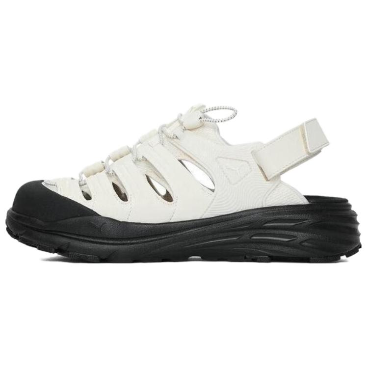 New PUMA Hypnotic River Trekking Shoes Unisex White Black 404381-02