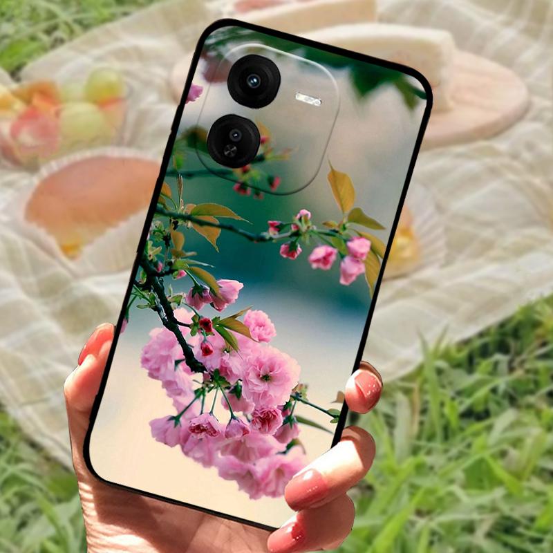 Coque de téléphone pour Vivo IQOO Z9x Luxe Peinte Silicone Arrière pour IQOO Z9x Anti-traces de doigts TPU Souple Coque de Protection