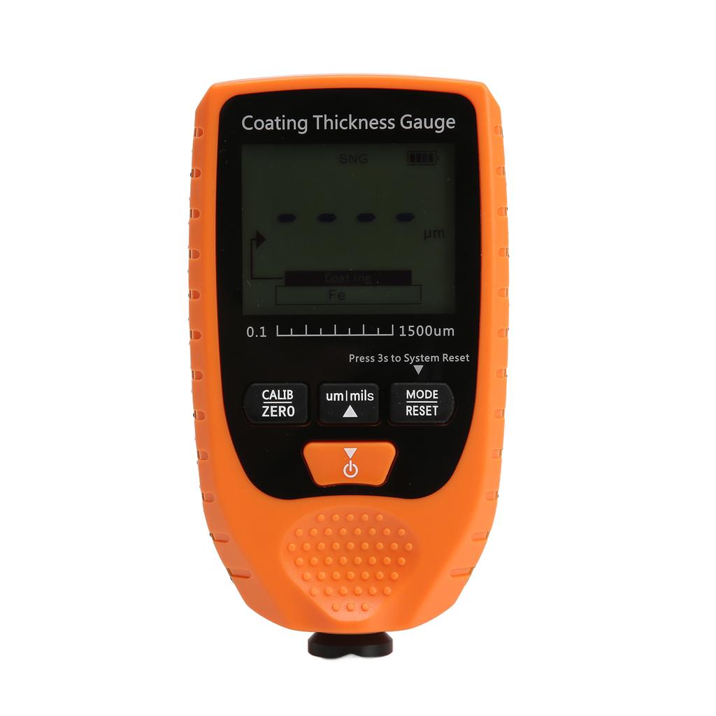 1500um Handheld Coating Thickness Gauge Tester Automobile Paint Thickness Measuring Instrument
