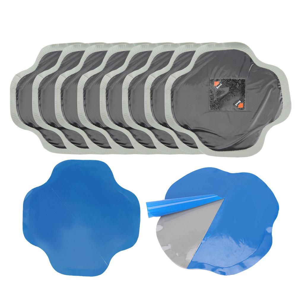 10Pcs 128mm Car Natural Rubber Tire Tyre Puncture Repair Cold Patch Tubeless Patches