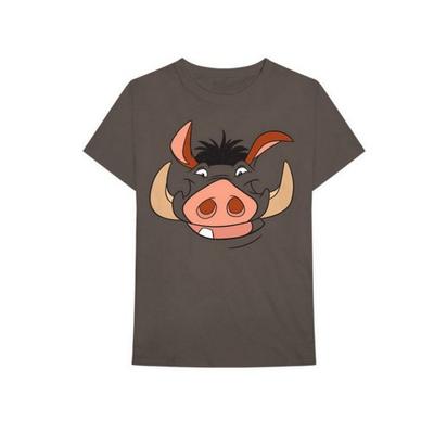 The Lion King Unisex Adult Pumbaa Cotton T-Shirt