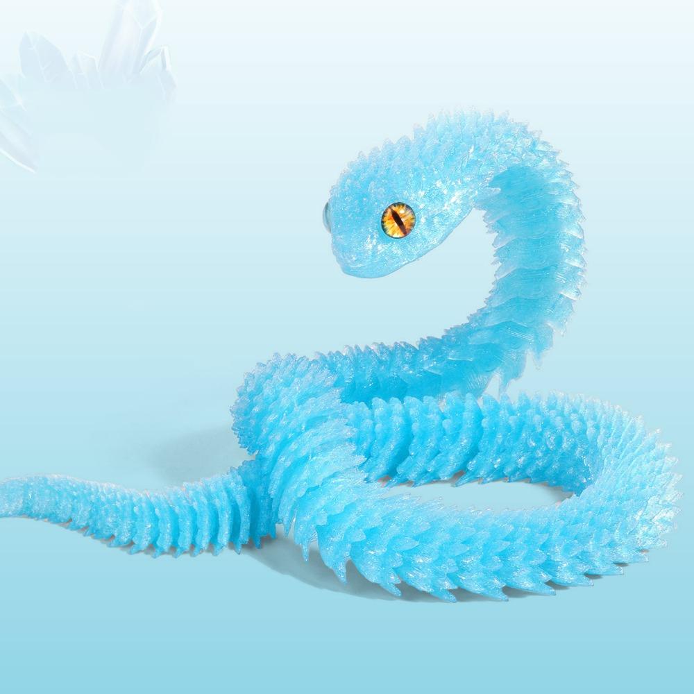 

30/45/60cm Simulated Snake Ornament Multicolor Simulation Snake Model Car Decoration 30cm-style E