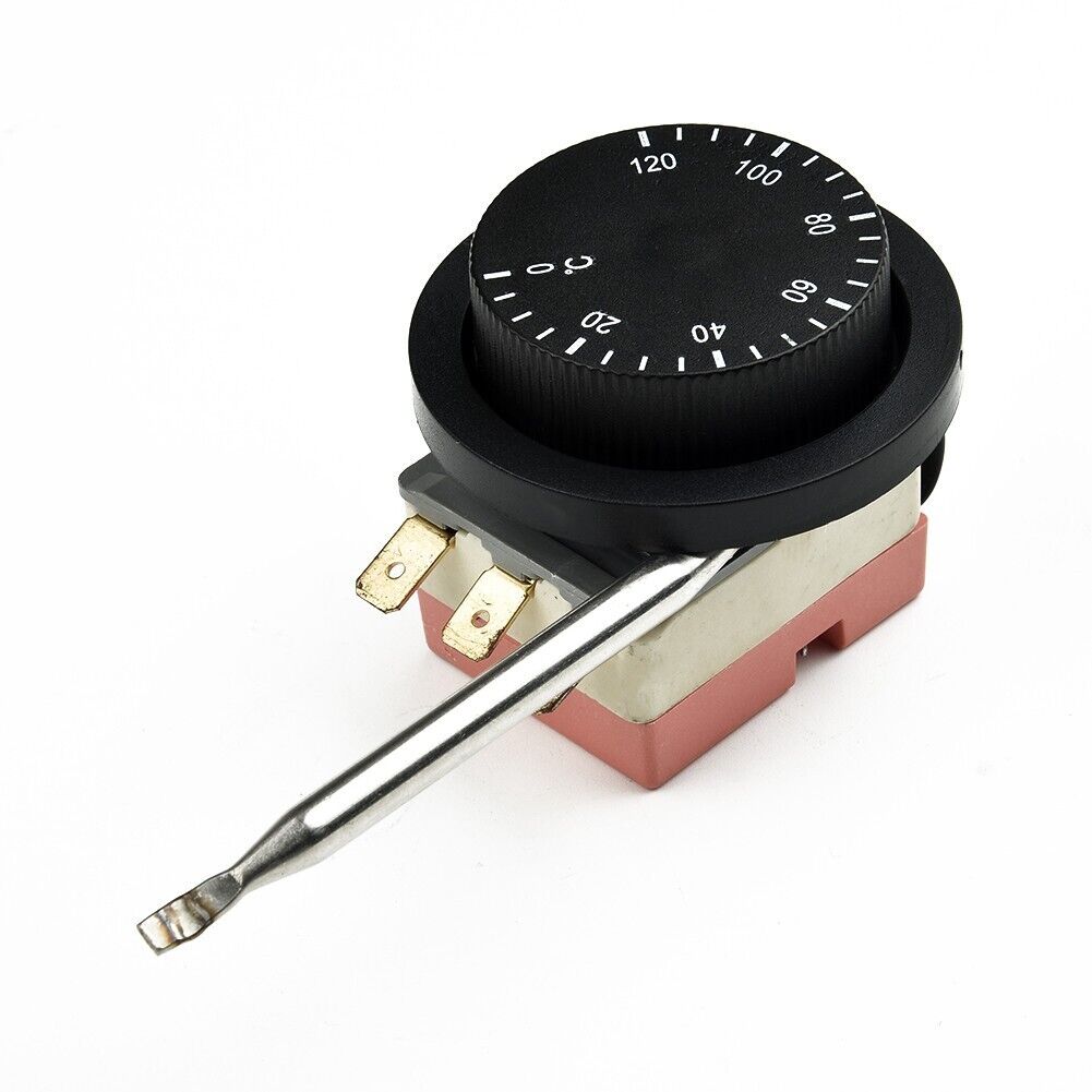 

12V Adjustable Car Electric Fan Thermostat Switch Replacement Radiator Temperature Control-Probe Car Thermostats Parts 1PCS