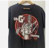 OhGr Band Big Logo Tricks T-shirt Unisex Black Cotton All Sizes