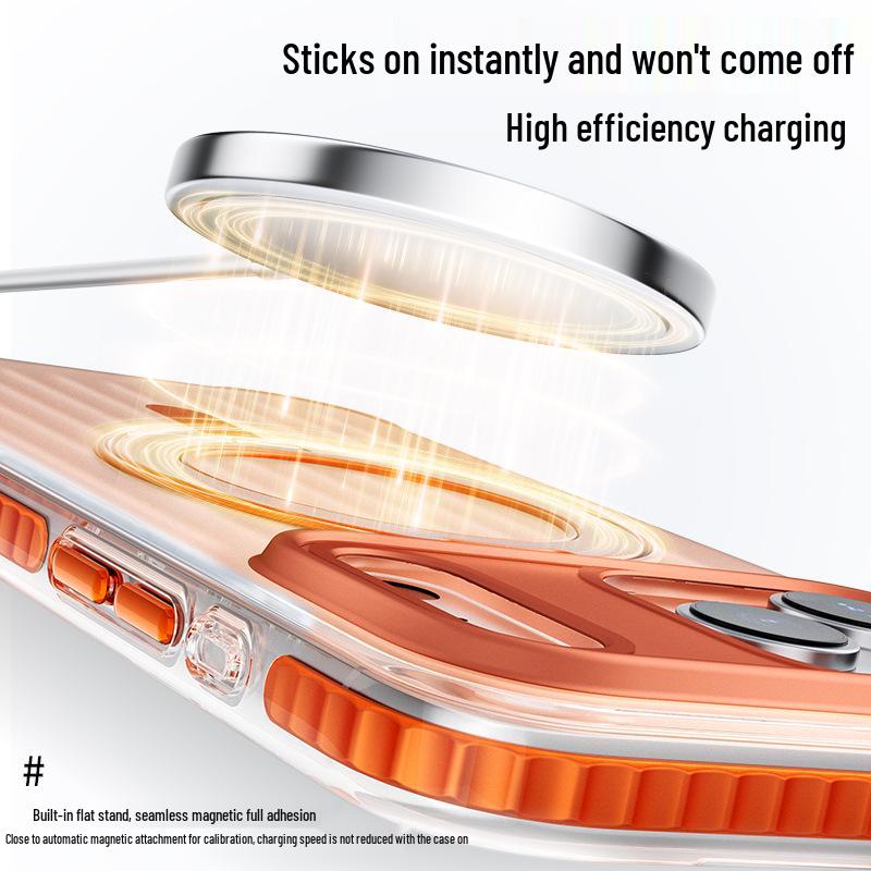 360° drehbarer Metallständer Magnetische Hülle für iPhone 17 Pro Max