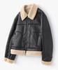 Cofwi Contour Warm Shearling Jacket Black