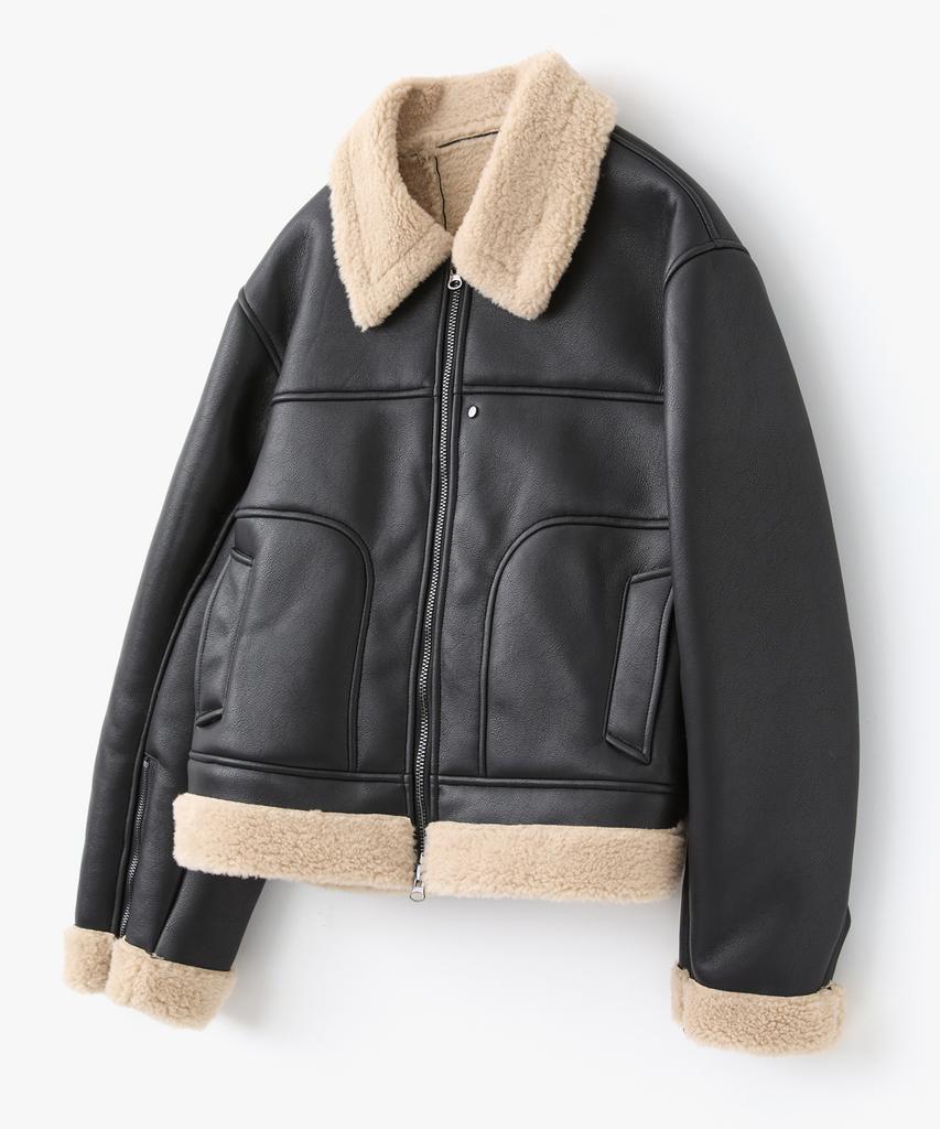 Cofwi Contour Warm Shearling Jacket Black