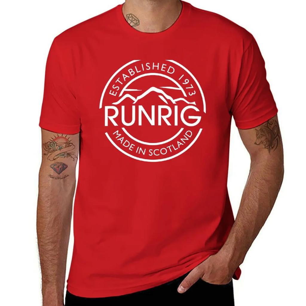 RUNRIG BAND T-Shirt Oversized T Shirt Vintage Graphic Tee Anime T Shirts Mens Graphic T-shirts Funny