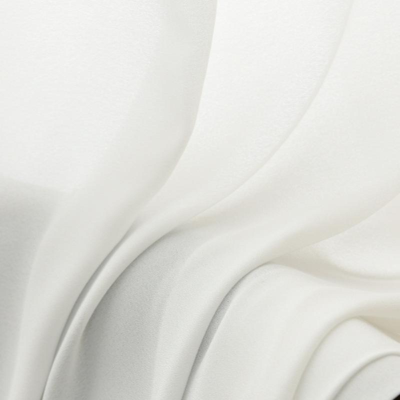 Light-Filtering White Sheer Curtain Fabric for Living Room, Bedroom & Balcony