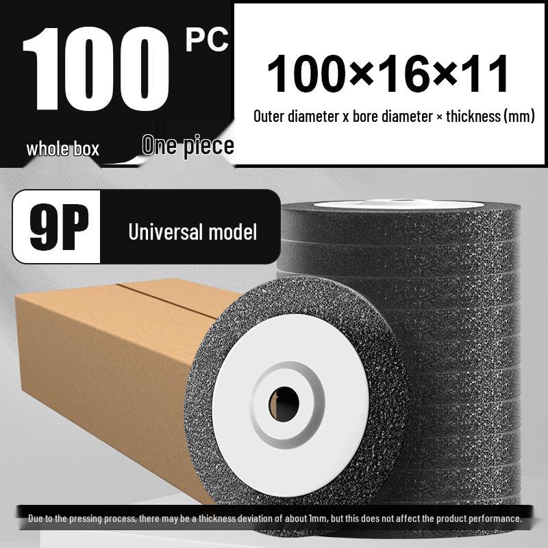 Great White Shark Stainless Steel Polishing Pad - Nylon Fiber Wheel for Angle Grinder Rust Removal