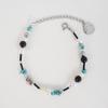 MERRYMOTIVE Black & Mint gem surgical bracelet