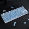 113Key PC Keycaps Set for Mechanical Keyboards with Double Shot Injections OEM Profile Keycap Crystal Jelly Design