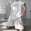 Men's Summer Trendy Loose Fit Shorts & Short Sleeve Set for Teens