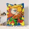 1pc Aquaman Flannel Throw Blanket, Soft, Warm & Cozy for Couch, Bed, Office, and Travel, Versatile All-Season Gift, Christmas present yy251022073